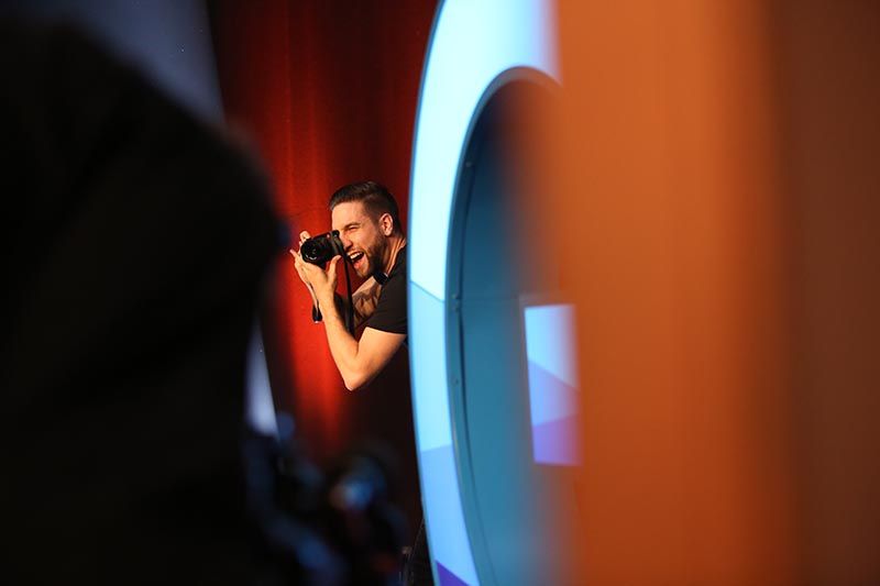 Patrick als Fotograf
