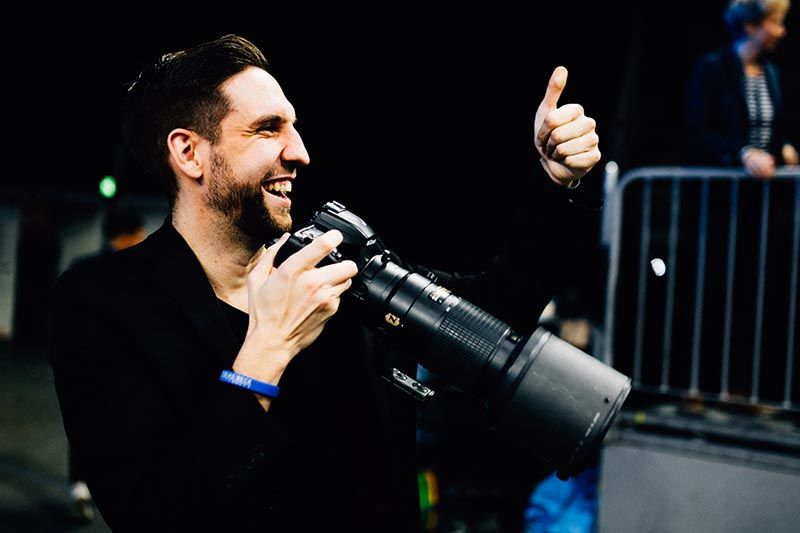 Patrick als Fotograf
