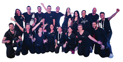 Das Team #Momentesammler beim Greator Festival